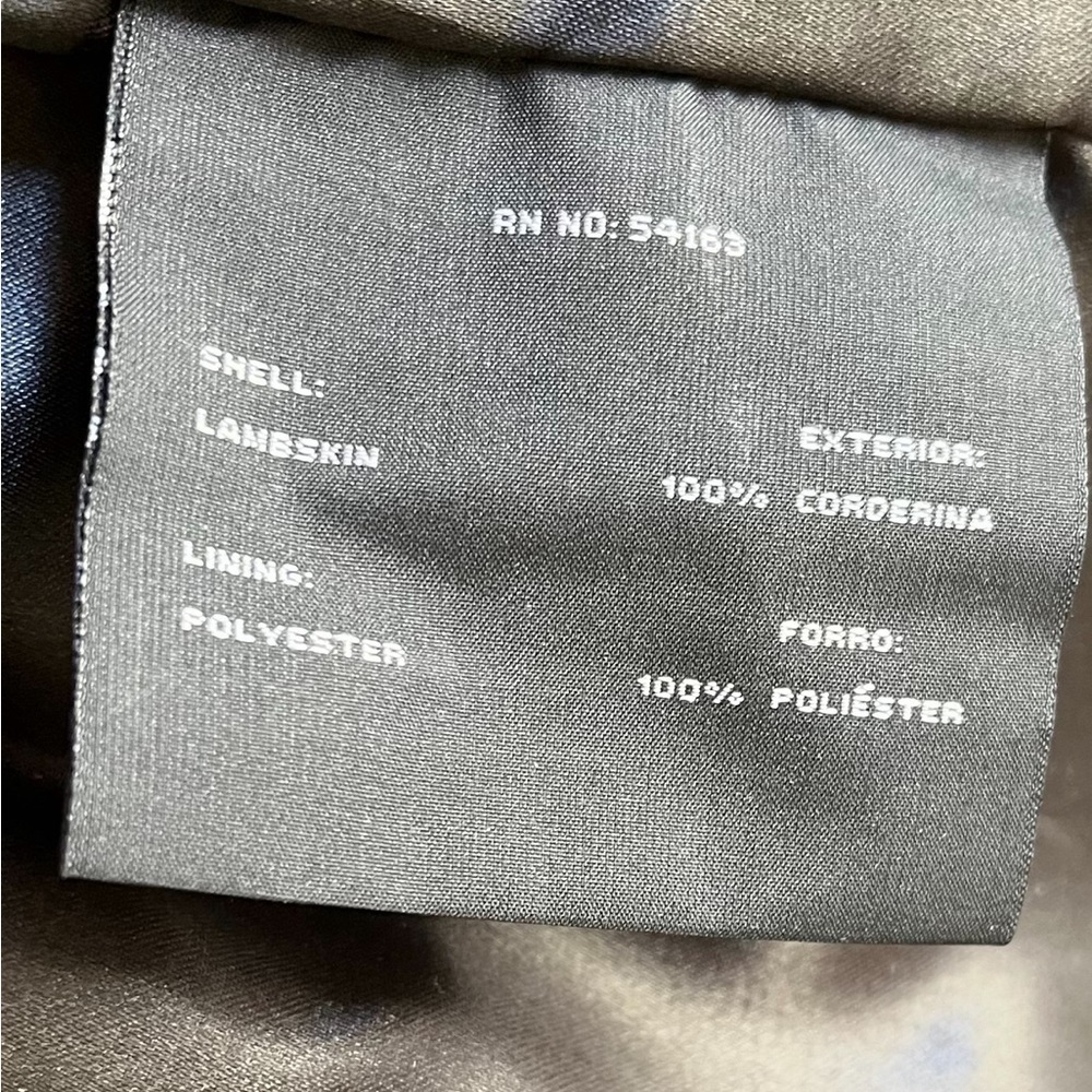 100% Lambskin Moto Jacket, Marc New York by Andrew Marc Black BNWOT - Picture 14 of 15